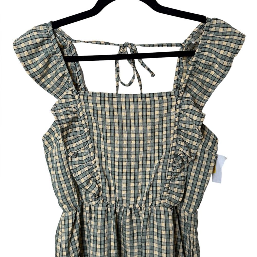 Wild Fable Small Checkered Ruffle Dress - Picture 2 of 4